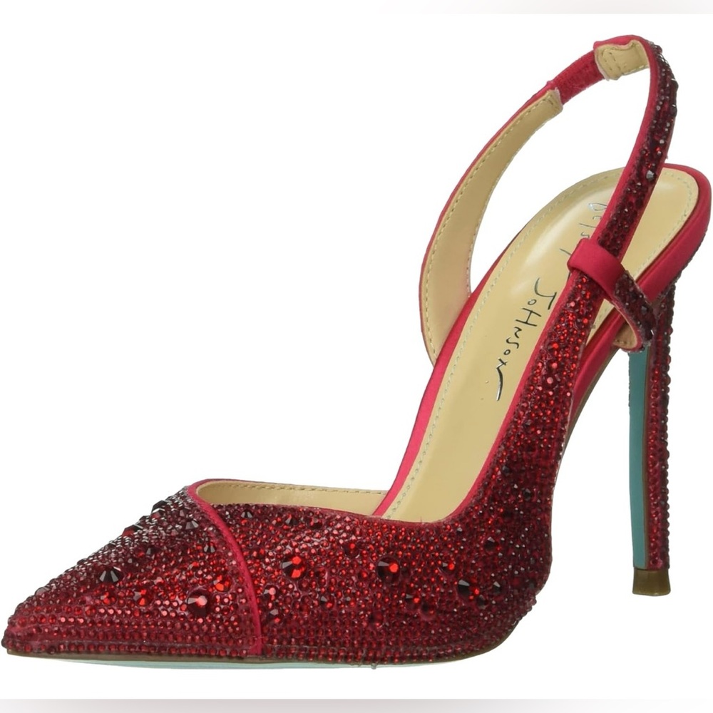 👠 Betsey Johnson Red Rocky Heels